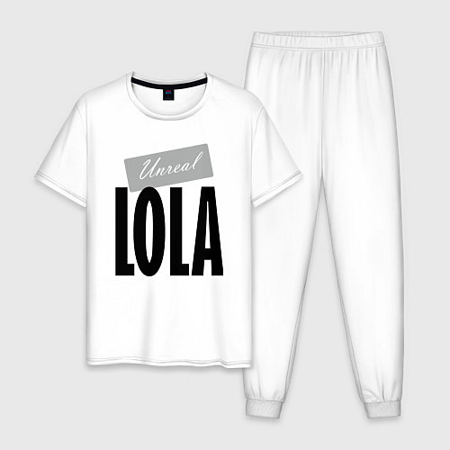 Мужская пижама Unreal lola / Белый – фото 1