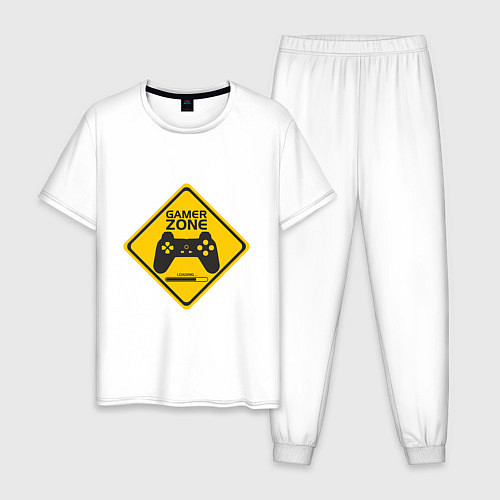Мужская пижама Игровая Территория / Белый – фото 1