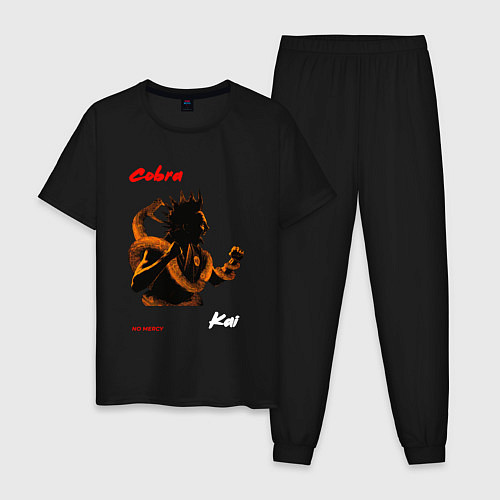 Мужская пижама Cobra Kai Art / Черный – фото 1
