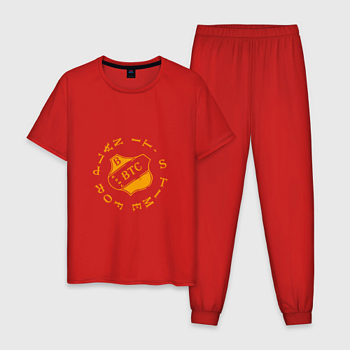 Мужская пижама Time Bitcoin / Красный – фото 1