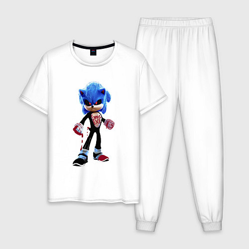 Мужская пижама Sonic eXe / Белый – фото 1