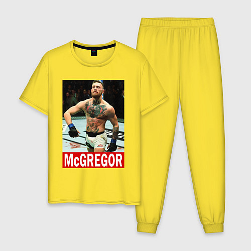 Мужская пижама Конор МакГрегор McGregor / Желтый – фото 1