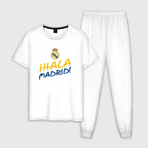 Мужская пижама HALA MADRID, Real Madrid, Реал Мадрид / Белый – фото 1
