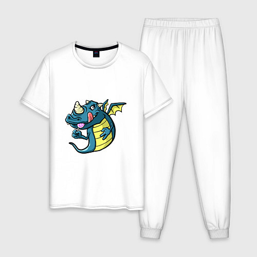 Мужская пижама Обжора Бак / Белый – фото 1