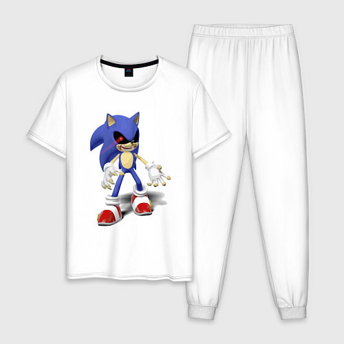 Мужская пижама Sonic Exe Video game Hype / Белый – фото 1