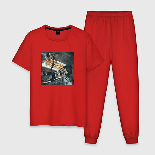 Мужская пижама 163ONMYNECK NO OFFENCE / Красный – фото 1