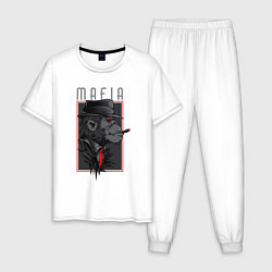 Мужская пижама Обезьяна мафиози