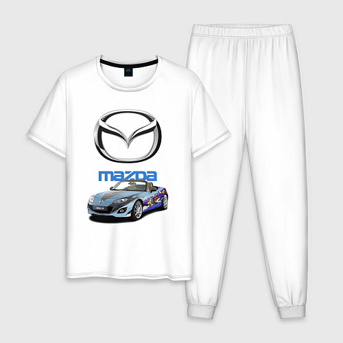 Мужская пижама Mazda Japan / Белый – фото 1