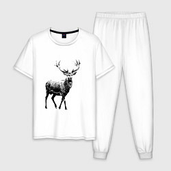 Мужская пижама Черный олень Black Deer