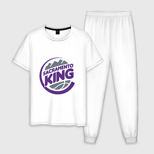 Мужская пижама Sacramento King / Белый – фото 1