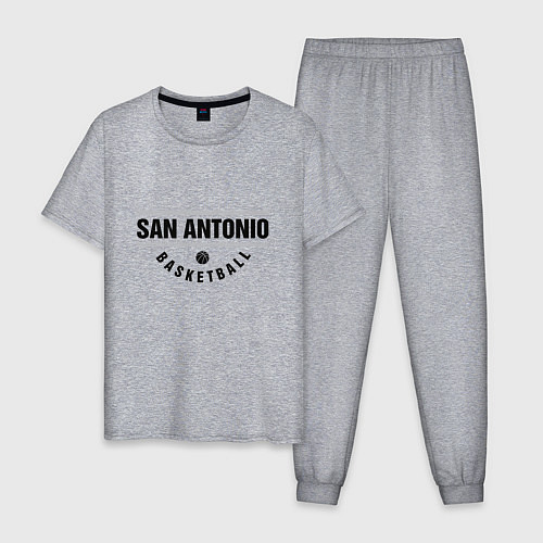 Мужская пижама San Antonio Basketball / Меланж – фото 1