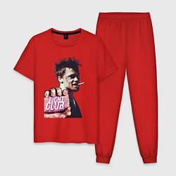 Пижама хлопковая мужская Club Fight, цвет: красный