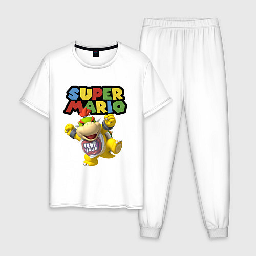 Мужская пижама Bowser Junior Super Mario / Белый – фото 1