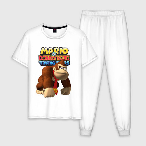 Мужская пижама Mario Donkey Kong Nintendo / Белый – фото 1