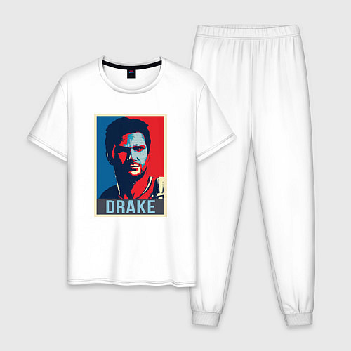 Мужская пижама Uncharted Drake / Белый – фото 1
