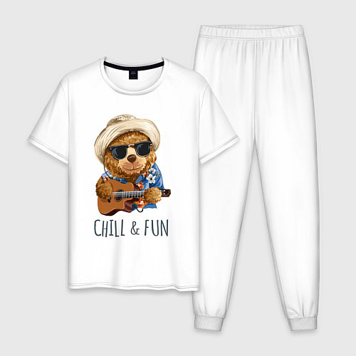 Мужская пижама CHILL & FUN / Белый – фото 1