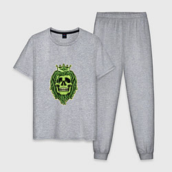 Мужская пижама Green Skull