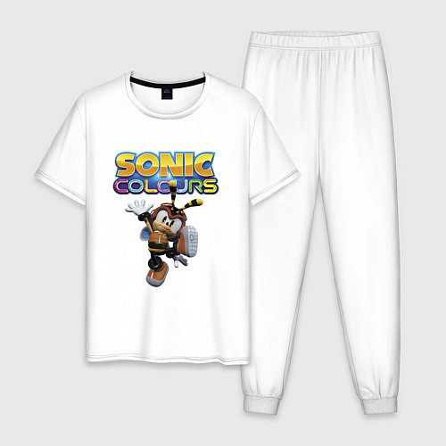 Мужская пижама Charmy Bee Sonic Video game / Белый – фото 1