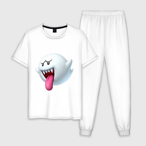 Мужская пижама Маленькое пухлое привидение / Белый – фото 1