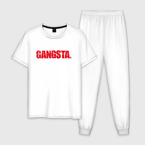 Мужская пижама Gangsta / Белый – фото 1