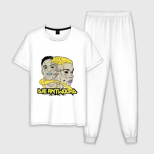 Мужская пижама Die Antwoord Art / Белый – фото 1