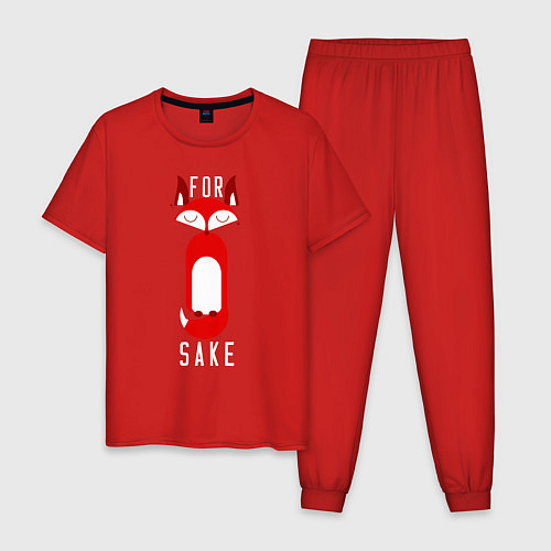Мужская пижама For Sake / Красный – фото 1