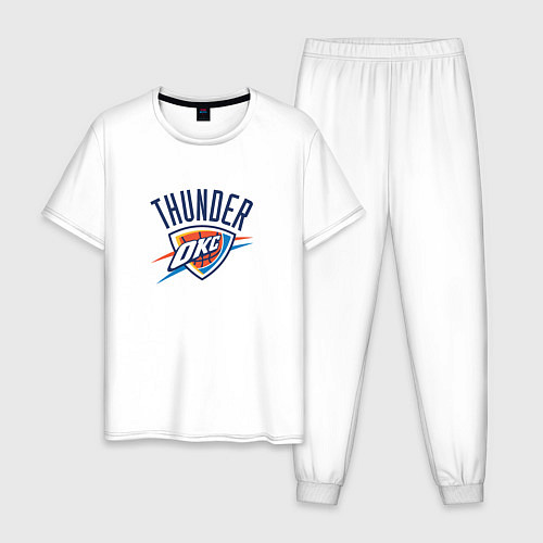 Мужская пижама Оклахома-Сити Тандер NBA / Белый – фото 1