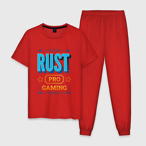 Мужская пижама Игра Rust PRO Gaming / Красный – фото 1