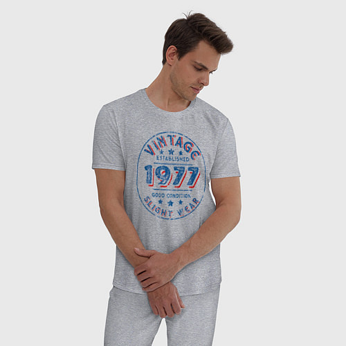 Мужская пижама Год изготовления 1977 / Меланж – фото 3