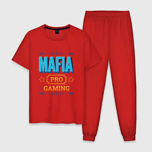 Мужская пижама Игра Mafia PRO Gaming / Красный – фото 1