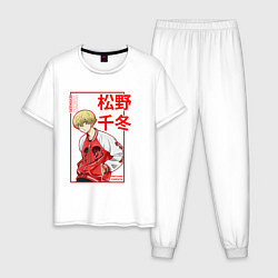 Пижама хлопковая мужская ЧИФУЮ ТОКИЙСКИЕ МСТИТЕЛИ 2, цвет: белый