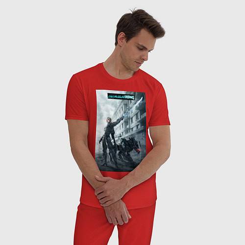 Мужская пижама Raiden White Devil / Красный – фото 3