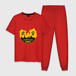 Пижама хлопковая мужская Wu-Forever 1992, цвет: красный