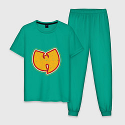 Пижама хлопковая мужская Wu-Tang Colors, цвет: зеленый
