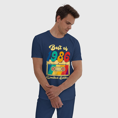 Мужская пижама Лучшее из 1986 лимитированная серия / Тёмно-синий – фото 3