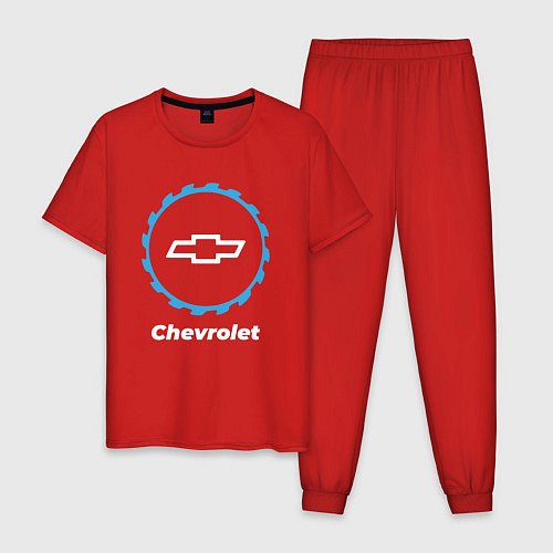 Мужская пижама Chevrolet в стиле Top Gear / Красный – фото 1