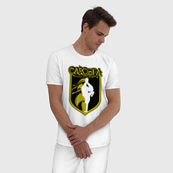 Пижама хлопковая мужская Capoeira - Galera, цвет: белый — фото 2