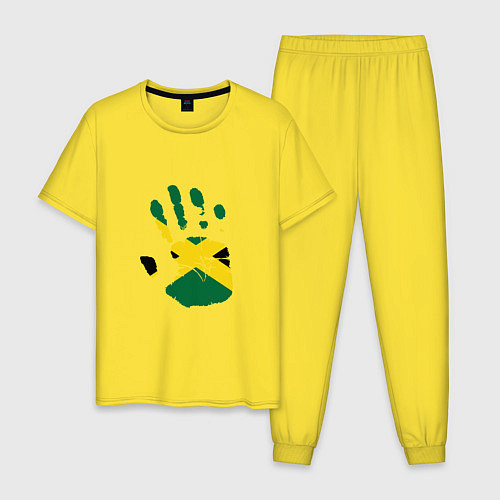 Мужская пижама Hand Jamaica / Желтый – фото 1