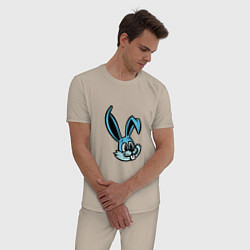 Пижама хлопковая мужская Blue Bunny, цвет: миндальный — фото 2