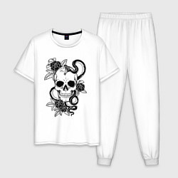 Мужская пижама Калавера - мексиканский символ Дня мертвых