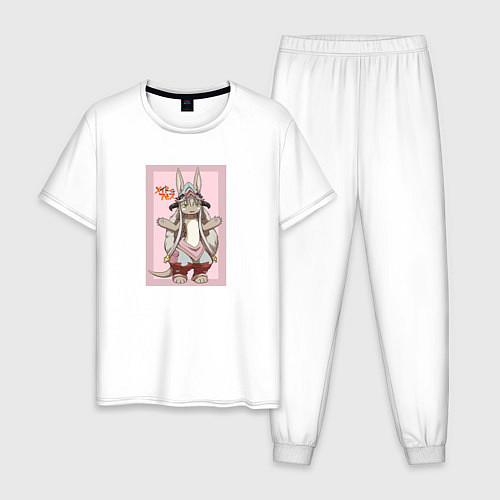 Мужская пижама Nanachi art / Белый – фото 1