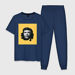 Пижама хлопковая мужская Че Гевара, цвет: тёмно-синий