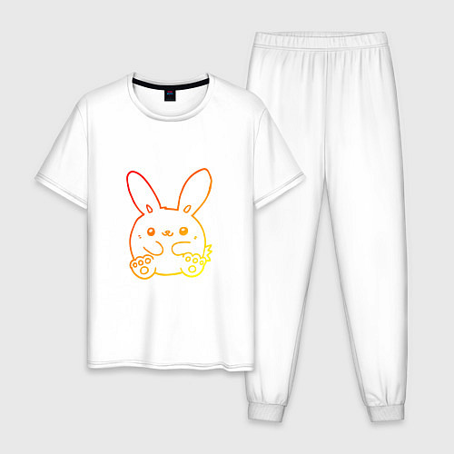 Мужская пижама Summer Bunny / Белый – фото 1