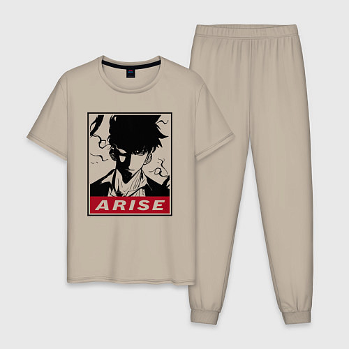 Мужская пижама Sung Jinwoo Arise / Миндальный – фото 1