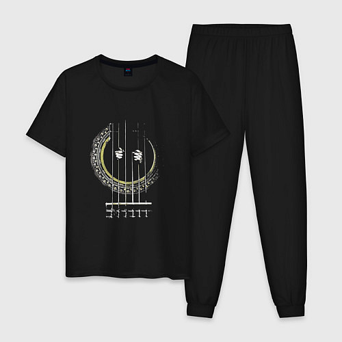 Мужская пижама GUITAR PRISONER Essential / Черный – фото 1