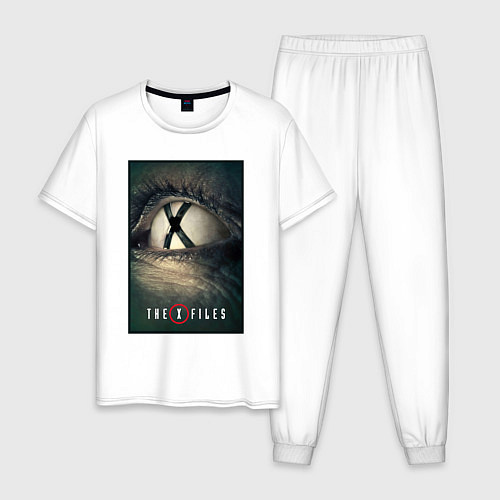 Мужская пижама X - Files poster / Белый – фото 1