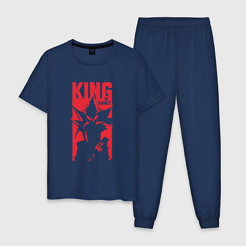 Мужская пижама King of Games Югио / Тёмно-синий – фото 1