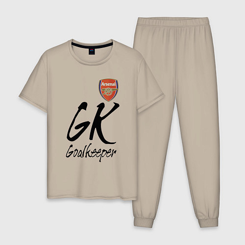 Мужская пижама Arsenal - London - goalkeeper / Миндальный – фото 1