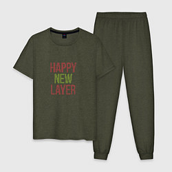 Мужская пижама Happy New Layer