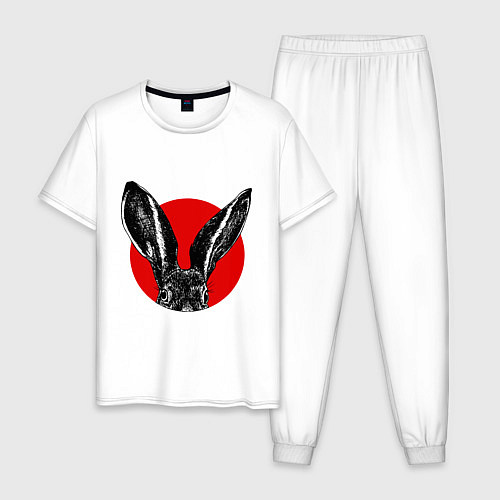 Мужская пижама Rabbit ears / Белый – фото 1